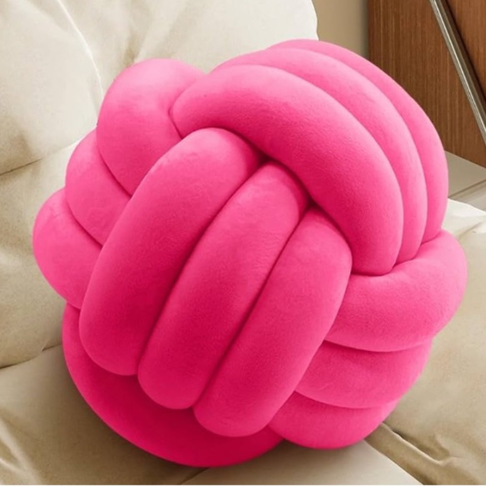 Pink Knot Pillow